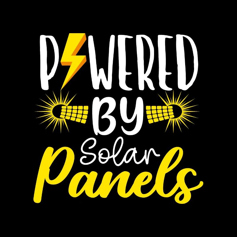 Solar Powered by Solar Panels erneuerbare Energien