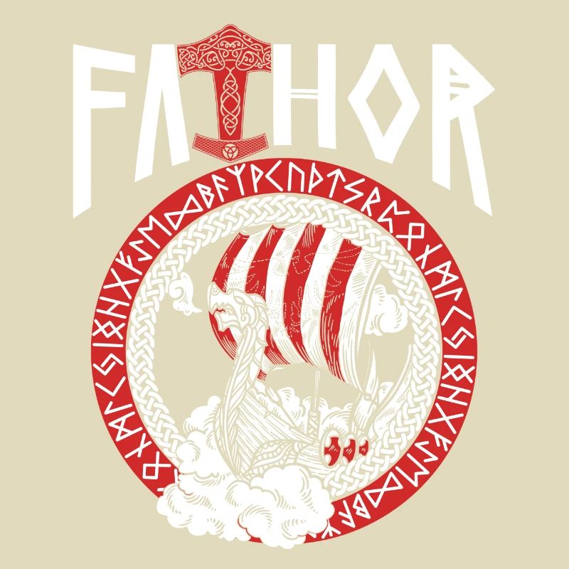 Wikinger Papa Vathor Nordisches Wikinger Boot