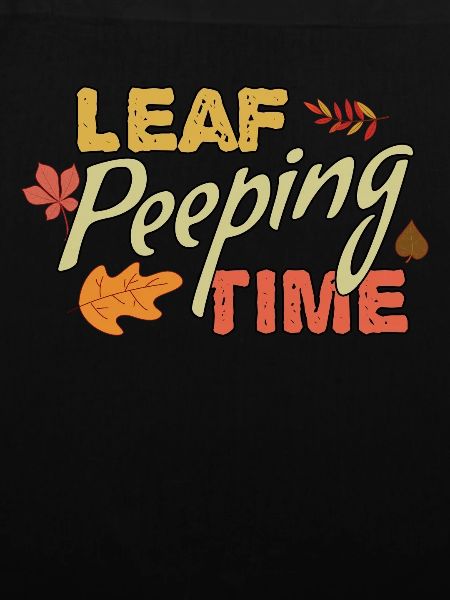 Blatt-Peeping Zeit Laub Blatt-Peeping