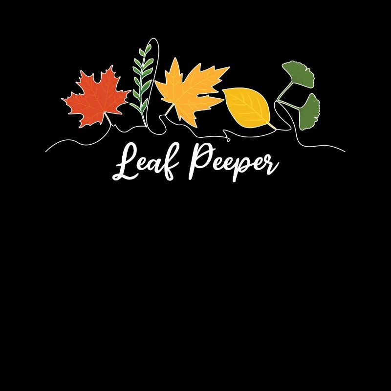 Leaf Peeper Kawaii Foliage Leaf Peeping