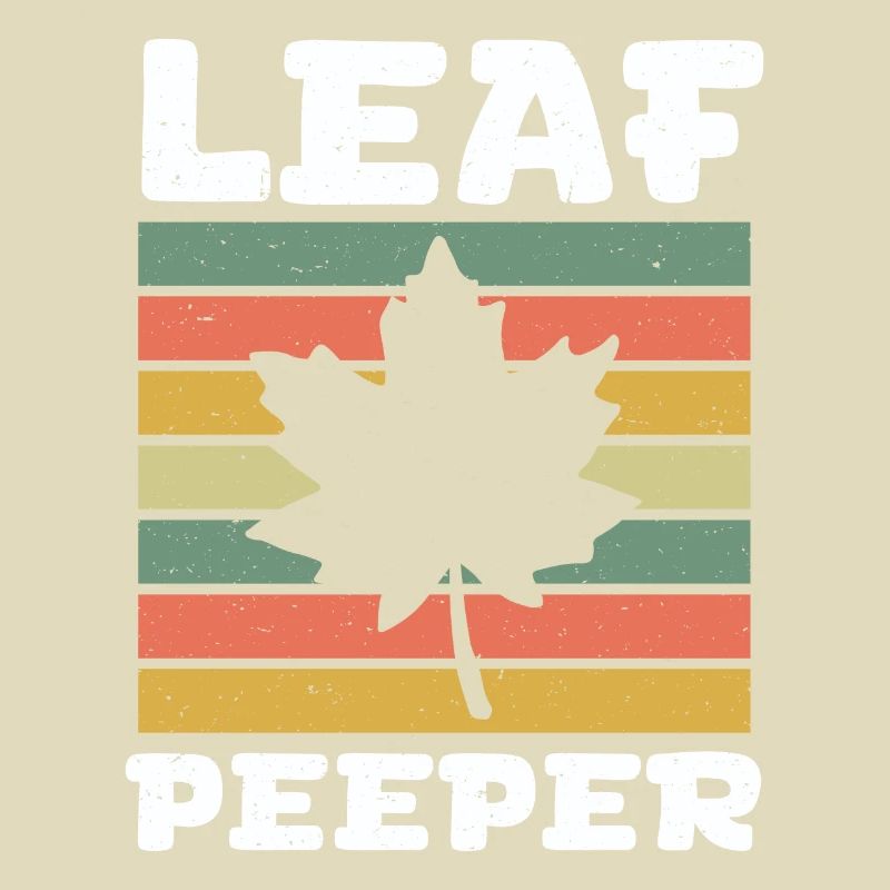Leaf Peeper Rétro Vintage Feuillage Leaf Peeping
