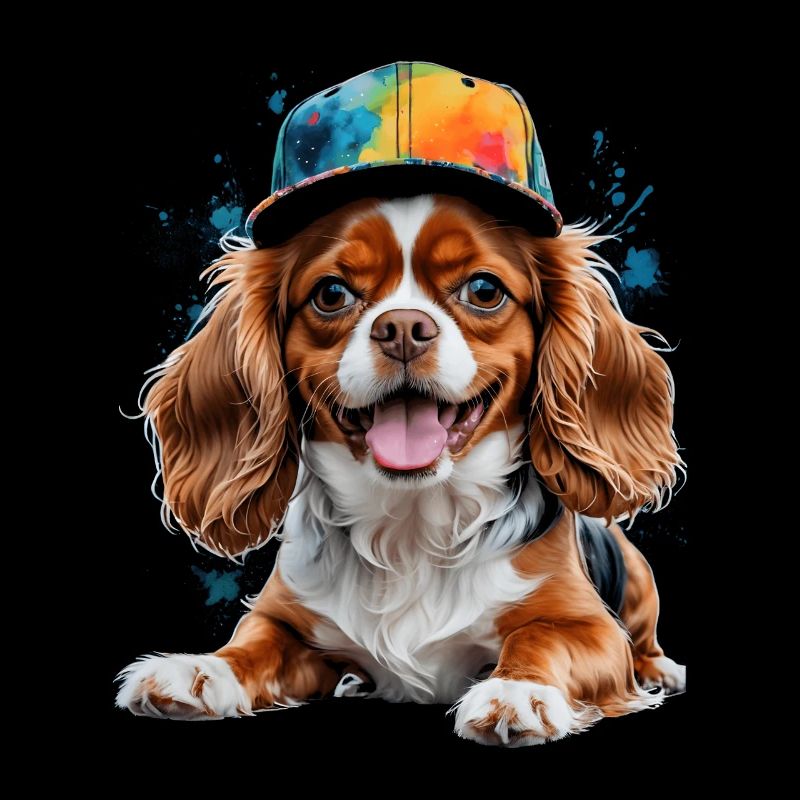 Cavalier King Charles Spaniel Snapback Cap Dog