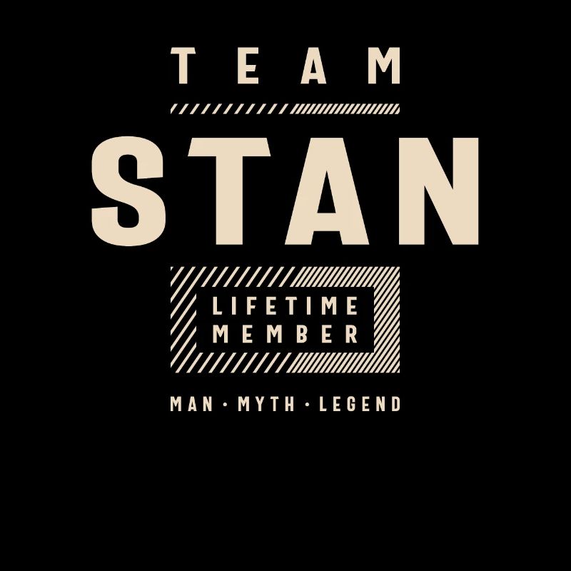 Team Stan Lifetime Member Personalized Name Stan