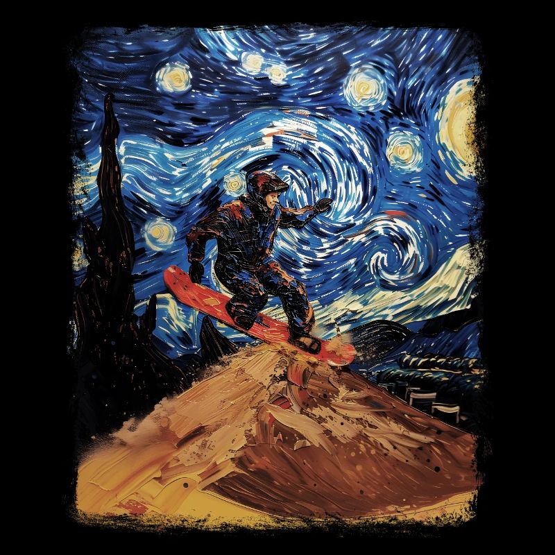 Planche de sable Tableau de sable Peinture de nuit étoilée