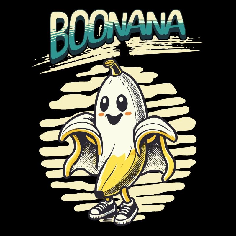 Funny Banana Ghost Ghosts Boonana