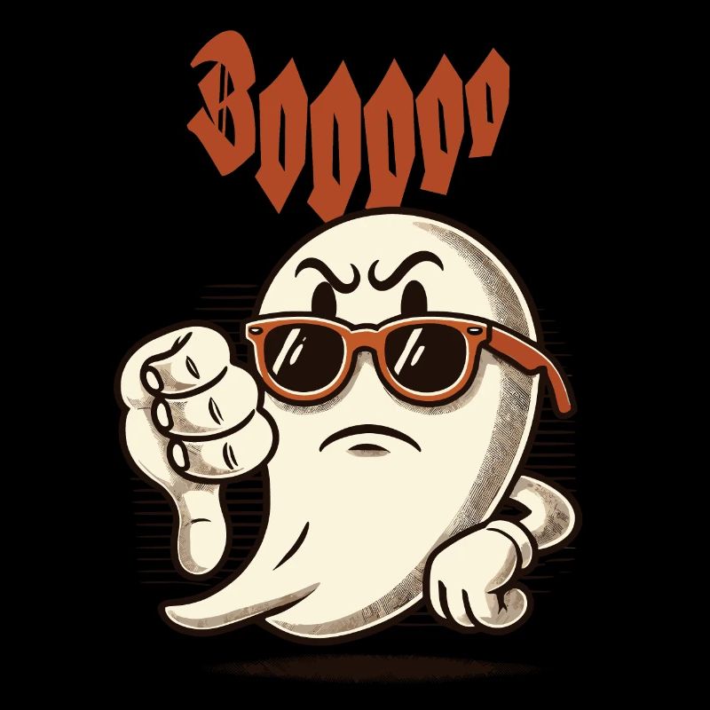 Booing Ghost Drôle Ghost Design