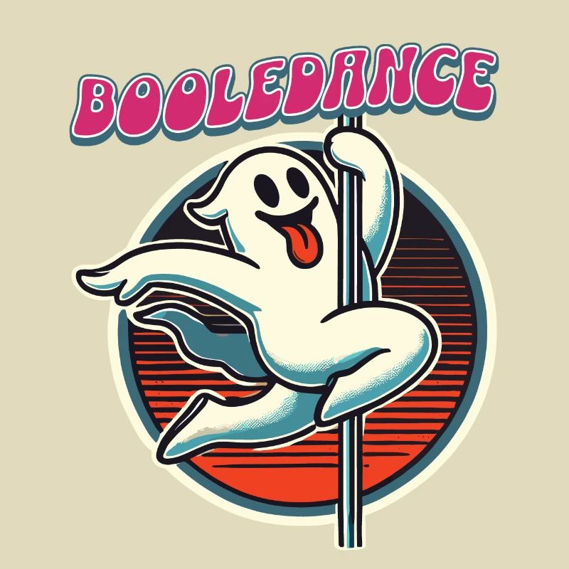 Danse booléenne drôle disant Pole Dance Ghost