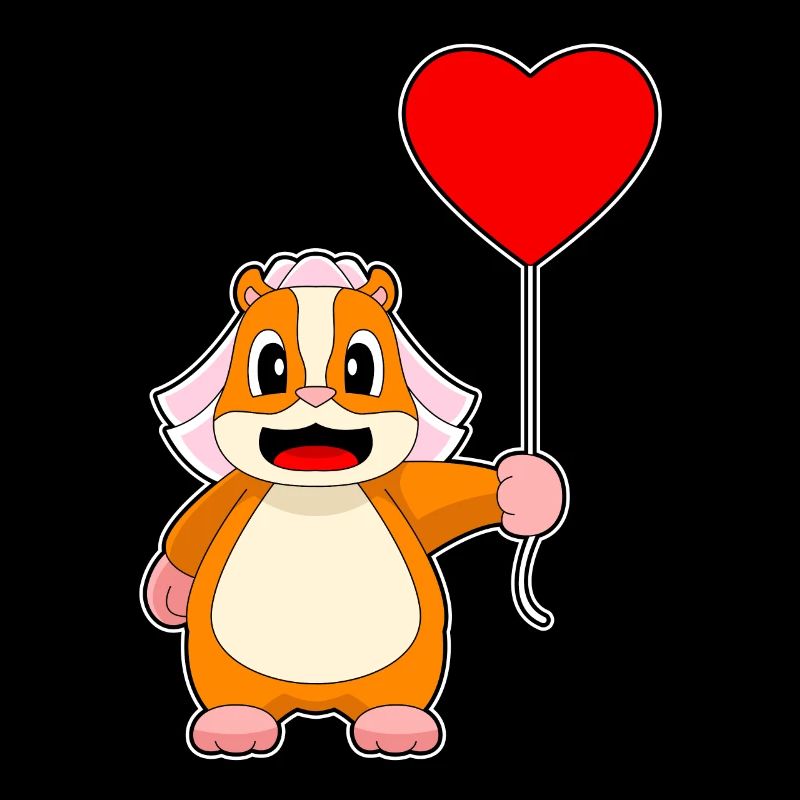Hamster Braut Herz Hochzeit