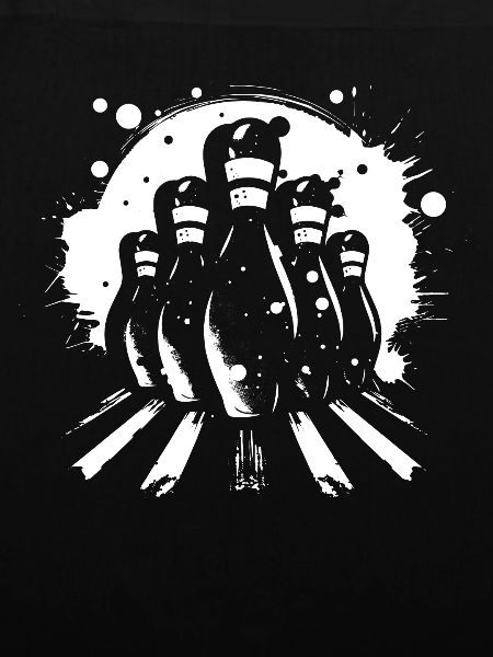 Bowling Pins Zeichnung
