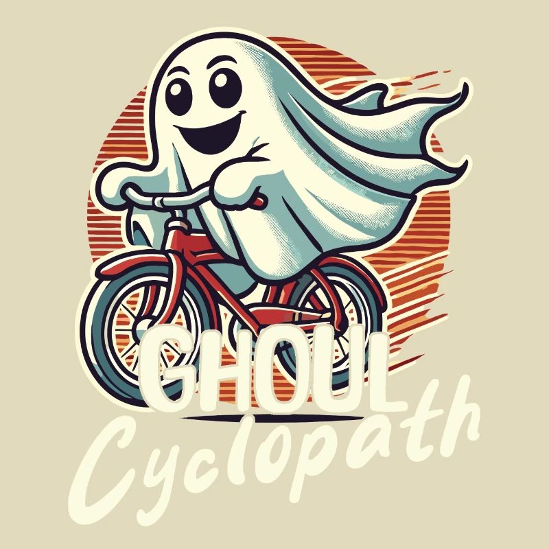 Radfahrender Geist Ghoul Cyclopath