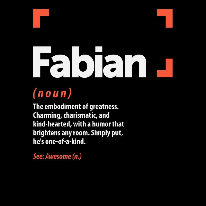Fabian Definition Personalized Name Fabian