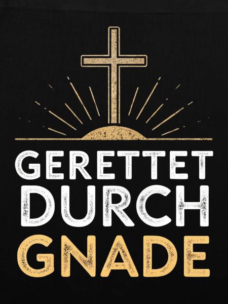 Gerettet durch Gnade Kreuzdesign