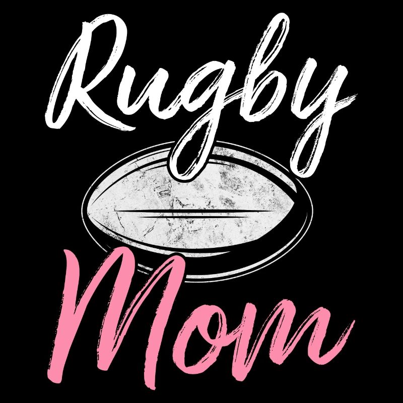 Rugby-Mutter Rugby-Spieler