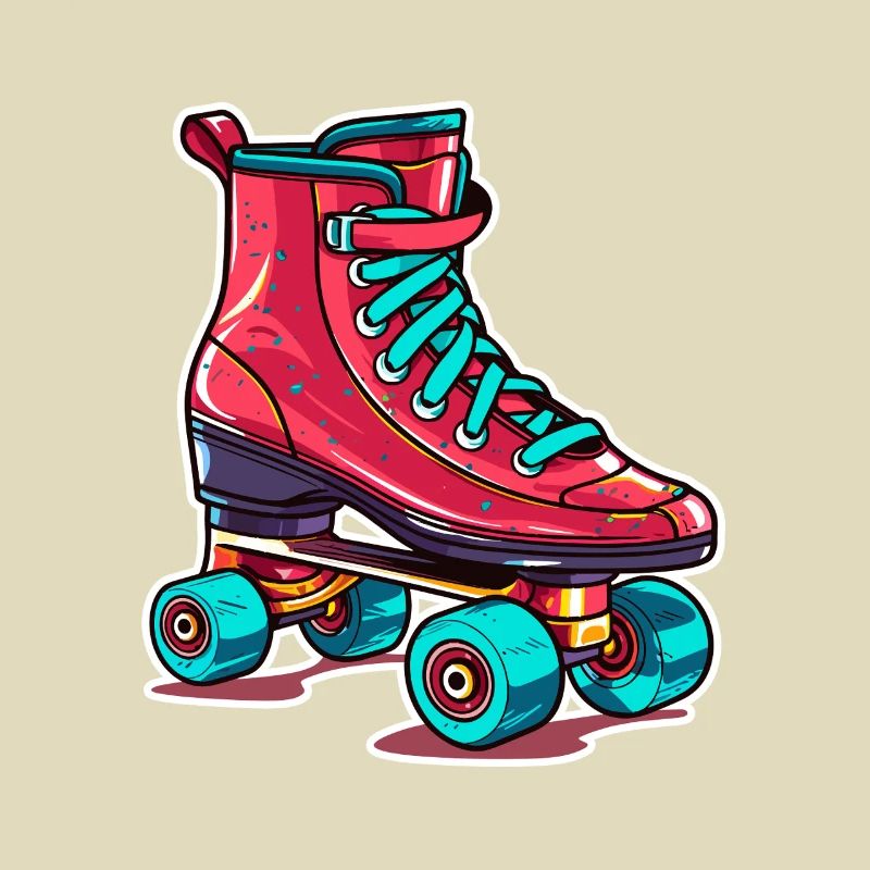 Roller Skates Graphic