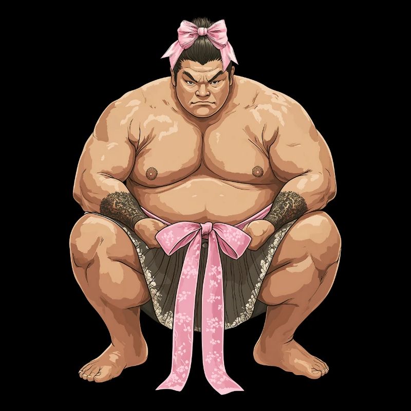 Kokette Bogen Sumo-Ringen Japanischer Sumo-Ringer