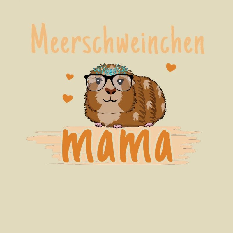Maman cochon d’Inde avec cœur