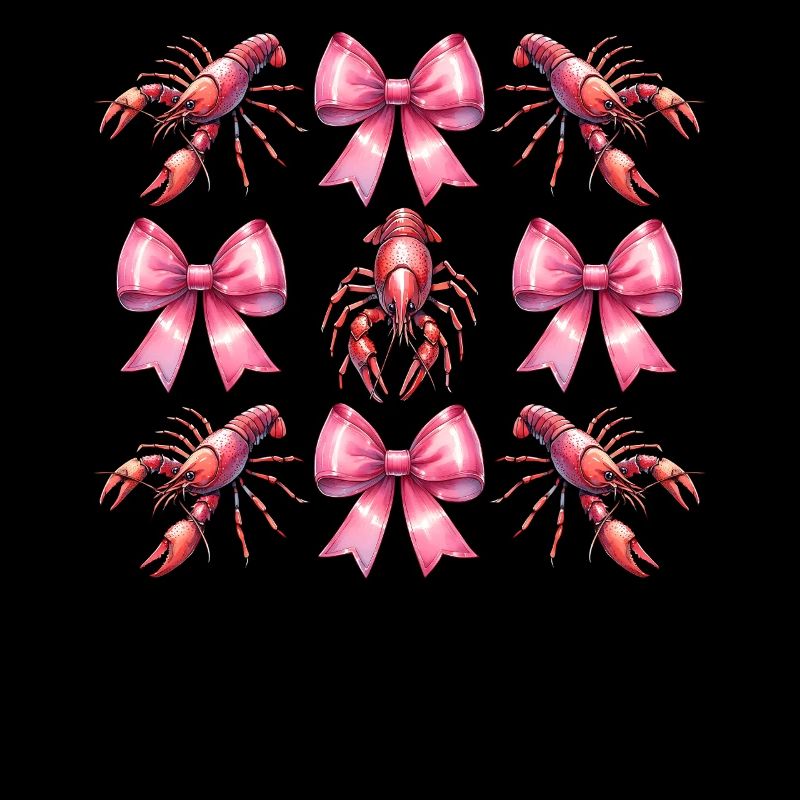 Coquette Bogen Langusten Flusskrebs Muttertag Rosa