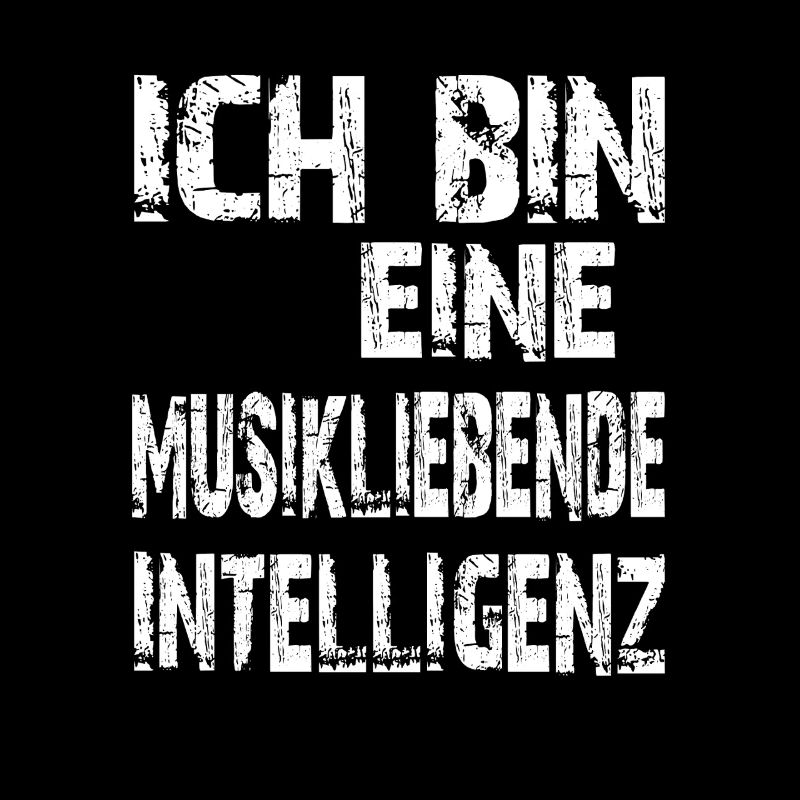 KI Spruch Ich bin eine musikliebende Intelligenz