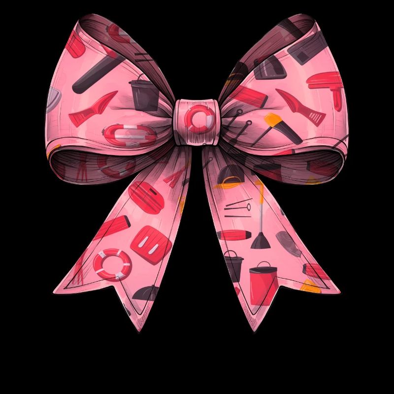Coquette Bow Lifeguard Pool Guard Pink