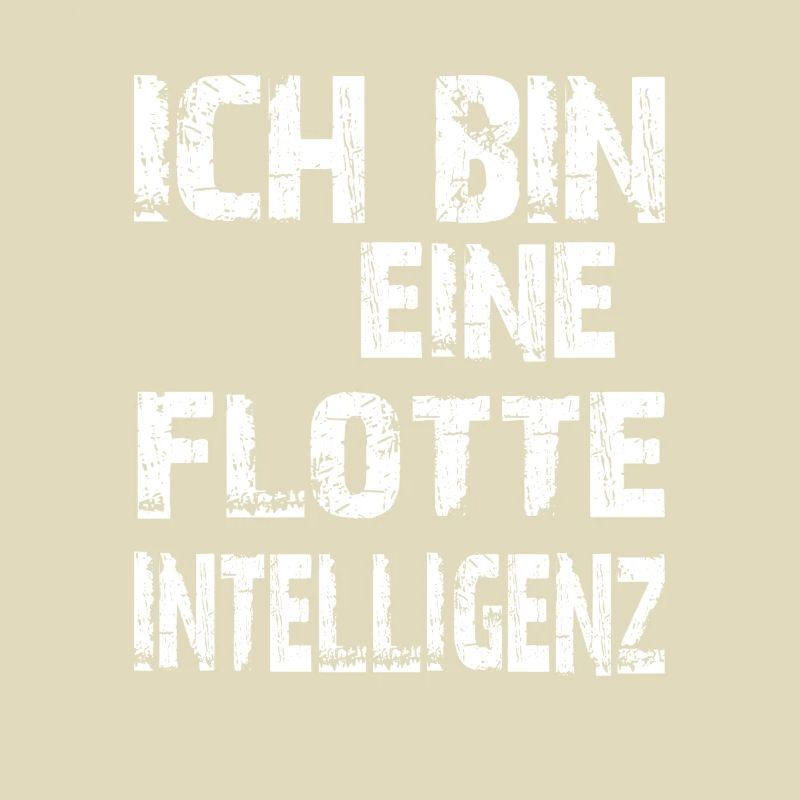 KI Spruch Ich bin eine flotte Intelligenz