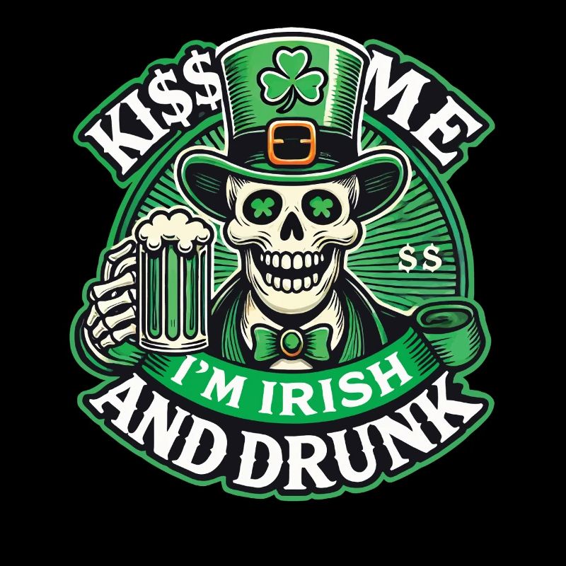 St. Patrick's Day Kuss Mich Ich Bin Irisch