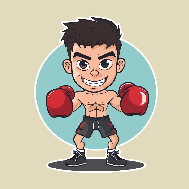 Boxer Comic Look