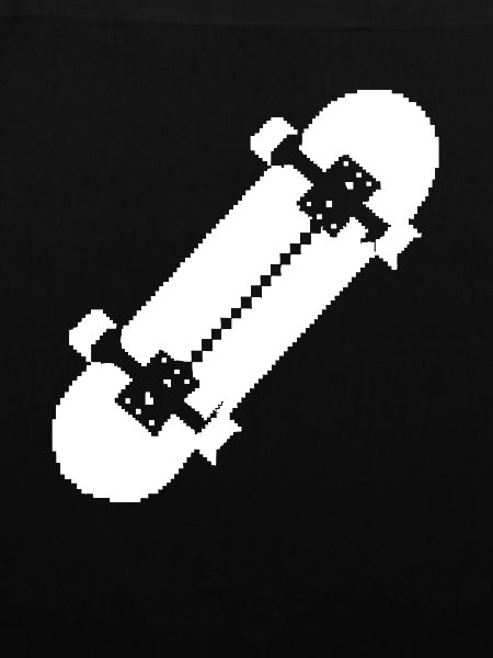 Skateboard Pixel Kunst