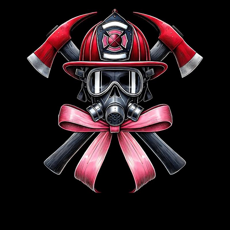 Coquette Bow Pompier Maman Pompier