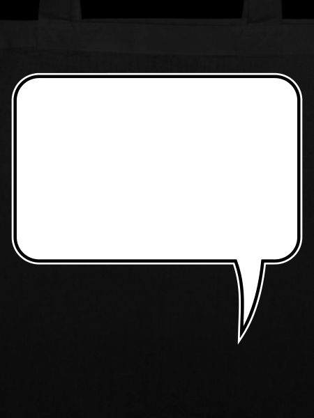 Speech bubble rectangle design