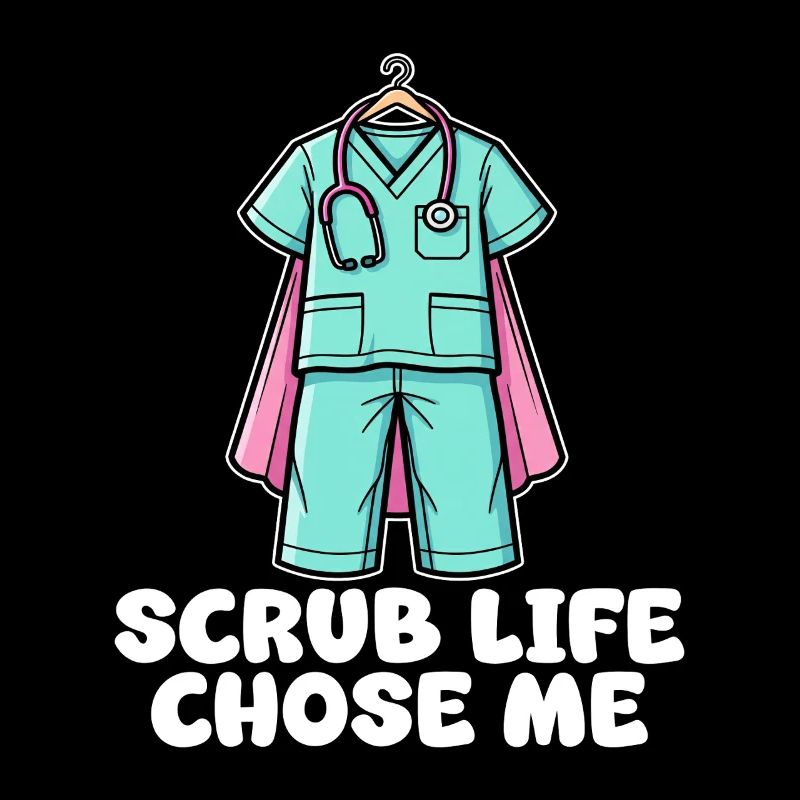 SCRUB LIFE CHOSE ME - KRANKENSCHWESTER GESCHENK