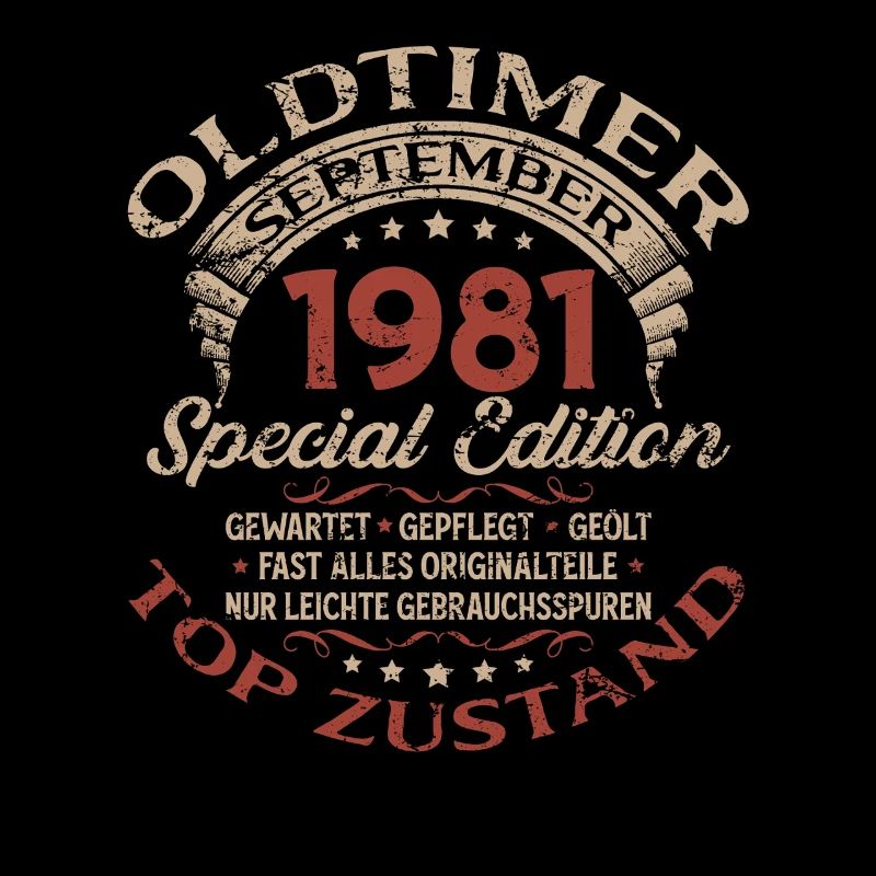 44. Geburtstag Geschenk Oldtimer September 1981