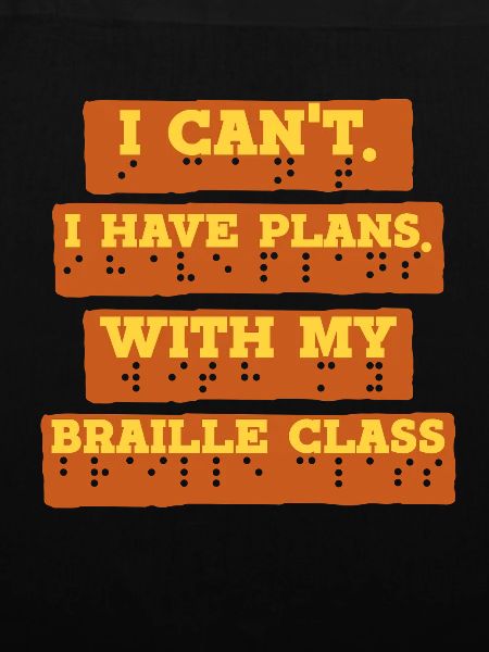 Braille Lehrer Blindenschrift Braille Class