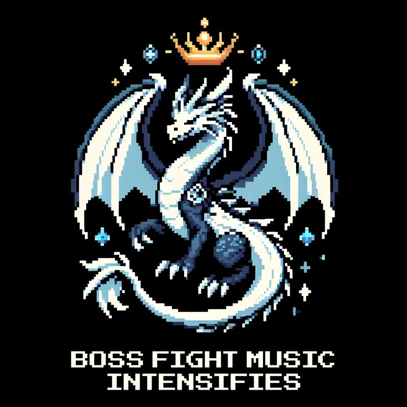 Bosskampf-Musik | Drache Pixel Art