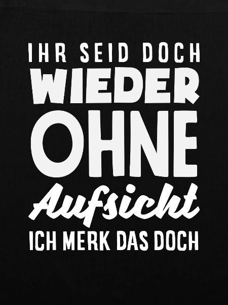 Again without supervision – sarcasm