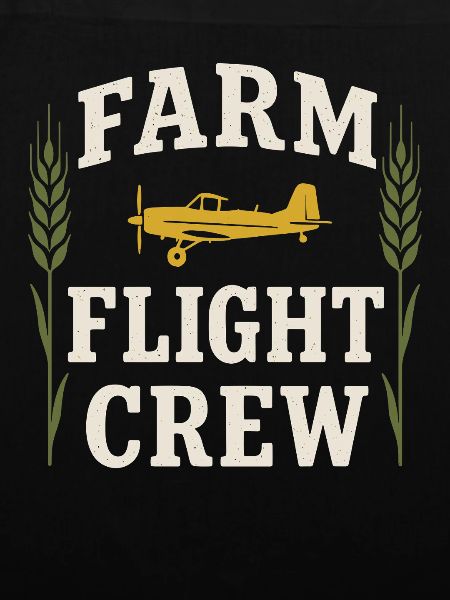 Ländliche Luftfahrt Landwirtschaft Pilotgeschenk