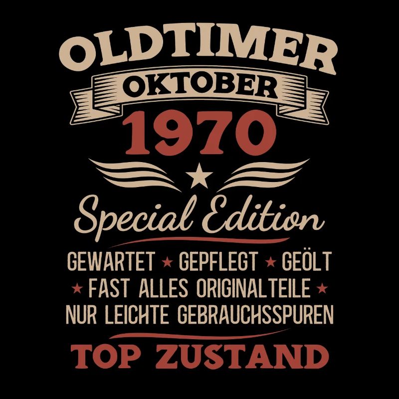 55. Geburtstag Geschenk Oldtimer Oktober 1970