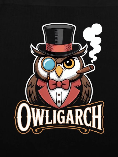 Eule Mit Zylinder Und Monokel – Owligarch