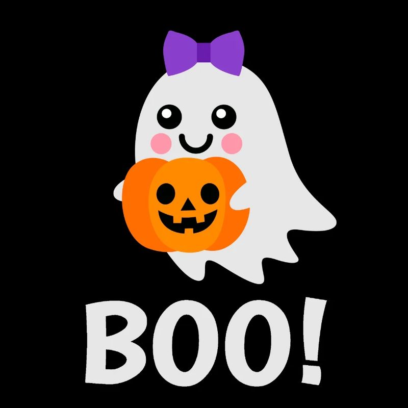 Halloween Design - Cute Ghost Jack o Lantern