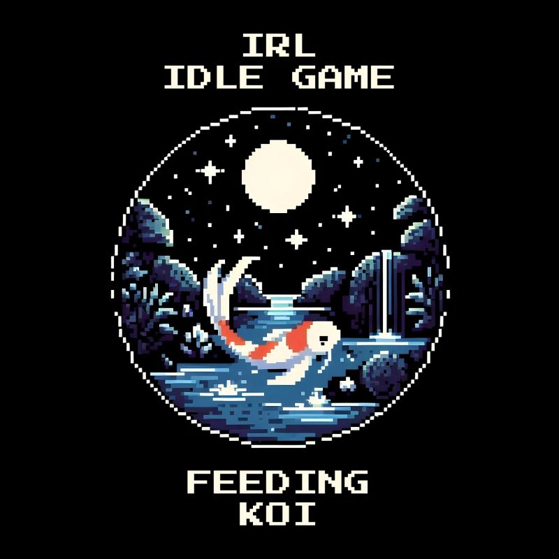 IRL Idle Game: Koi füttern | Gartenteich