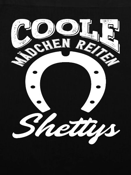 Coole Mädchen Reiten Shettys Pferdemädchen Reiten