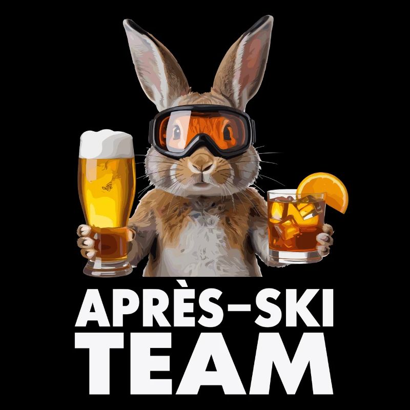 Équipe de lapins après-ski
