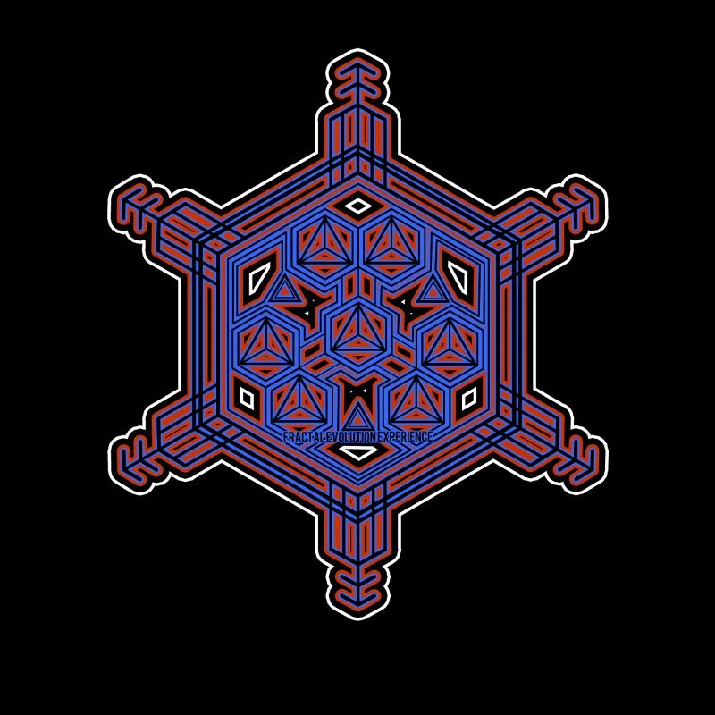Fraktal Evolution Experience Stern Hexagon Muster