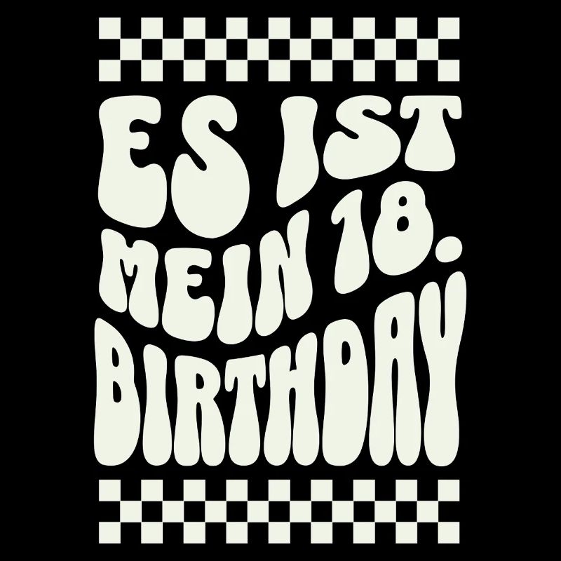C’est mon 18e anniversaire Retro Design