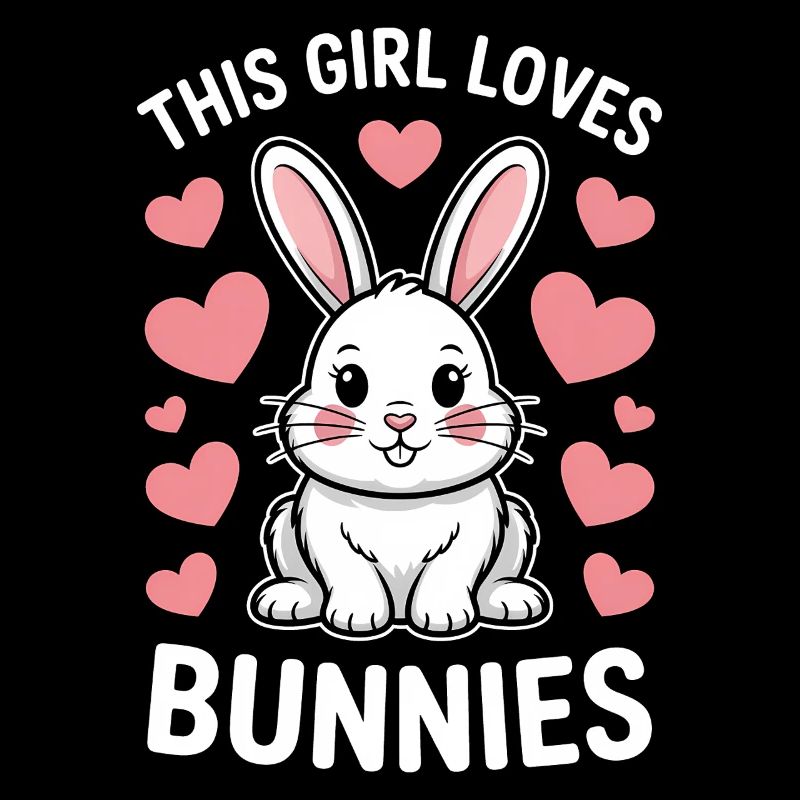 Hasen Spruch Mädchen Kaninchen Fun Hasen Geschenk
