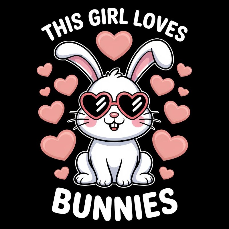 Hasen Spruch Mädchen Kaninchen Fun Hasen Geschenk