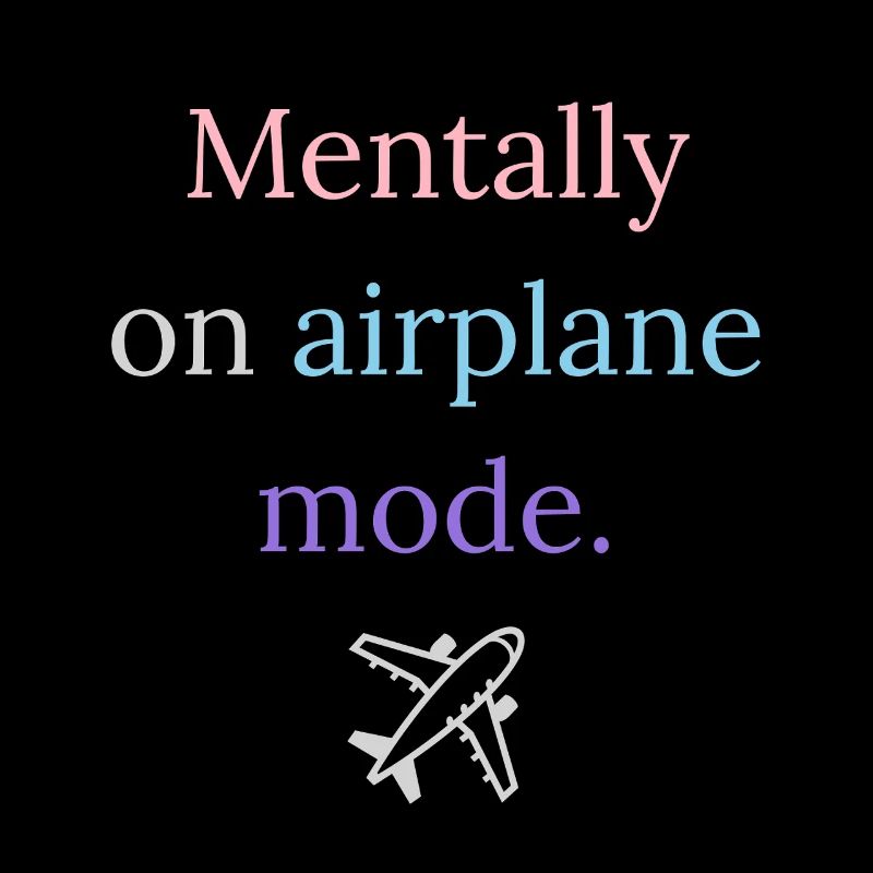 Ne pas déranger – mentalement en mode avion