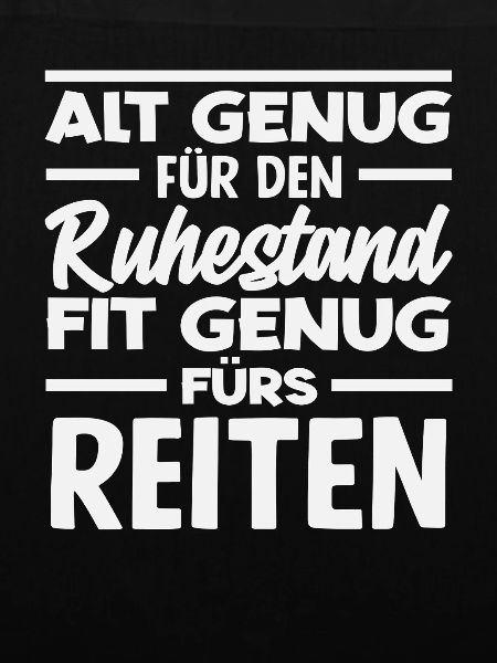 Ruhestand Rente Pferdemädchen Reiten Ponyfans