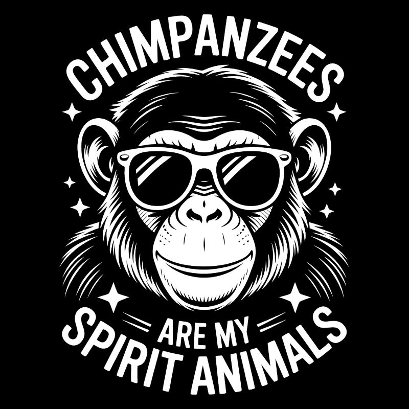 Schimpanse Spruch Affe Lustige Schimpanse Geschenk