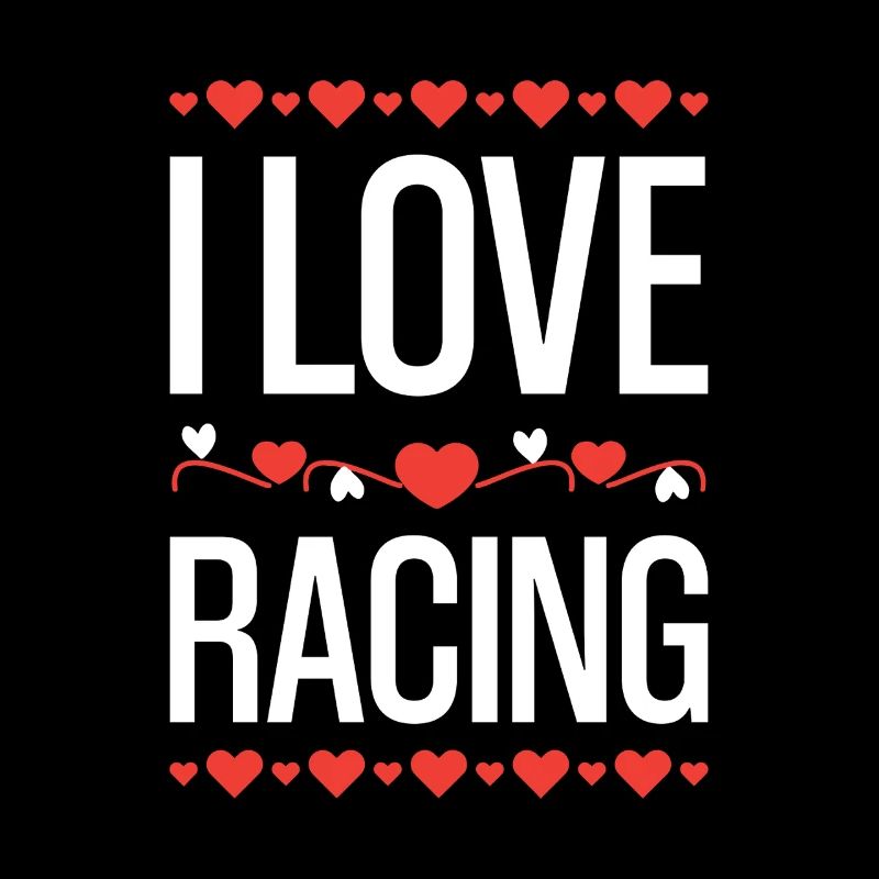 J’adore le design de cœur de course