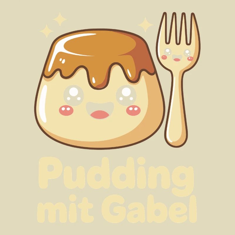 Pudding Mit Gabel